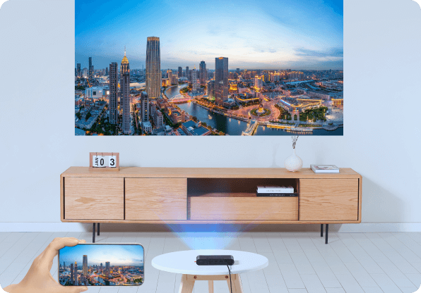 Formovie P1 supports wireless screen casting