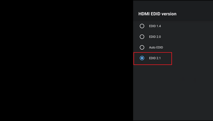 How To Enable HDMI Source 2.0/2.1 Mode - Formovie Global