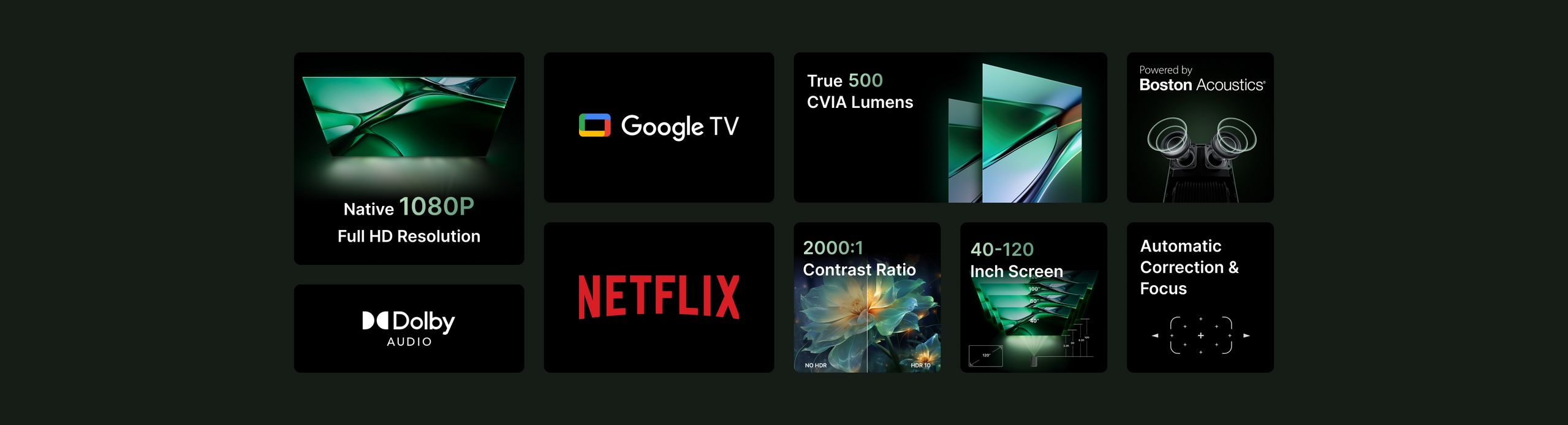Xming Page One World's First Google TV LCD Projector with Certified