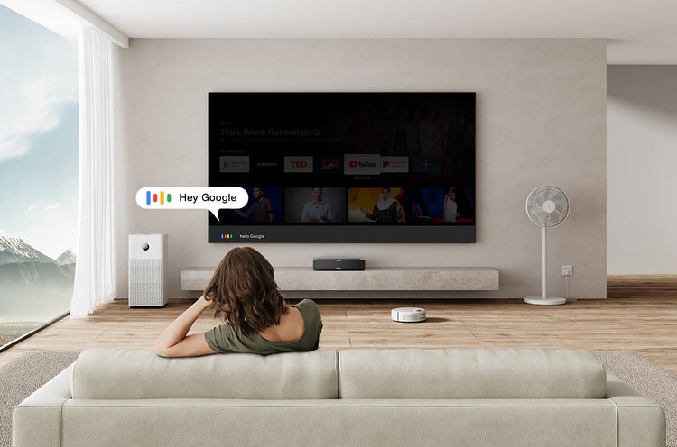 Formovie THEATER Laser TV featured with built-in Google Assiatant