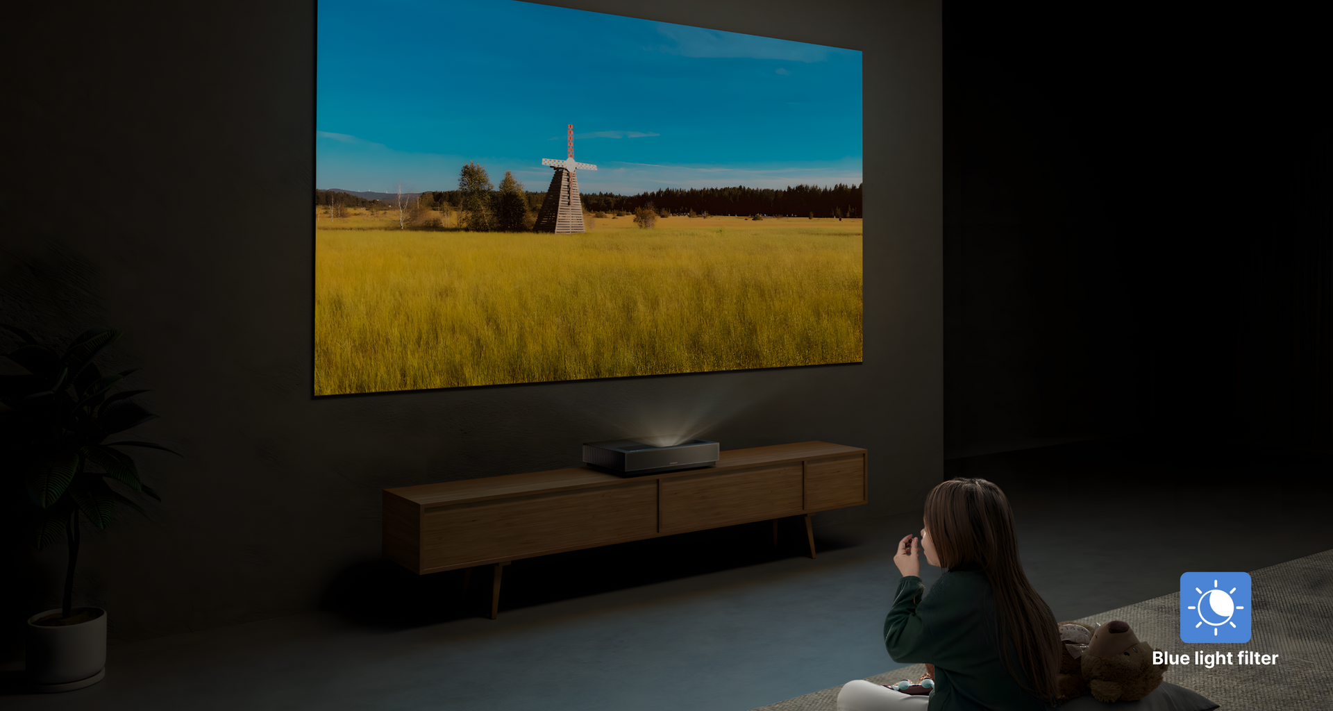 Máy chiếu siêu gần Formovie Cinema Edge 4K UST Laser Projector Google ...